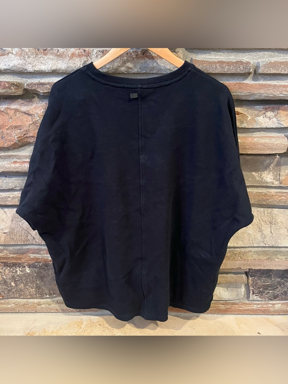 Kidoriman Oba Oversized Black Crewneck Tee Shirt - Picture 4 of 6
